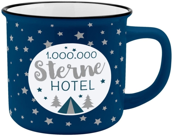 Sheepworld Becher, 1.000.000 Sterne Hotel, 9 x 8,4 x 11 cm