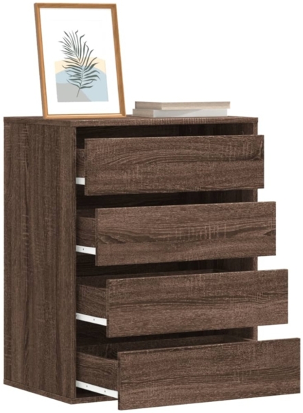 vidaXL Kommode Braun Eichen-Optik 60x41x76 cm Holzwerkstoff 852876