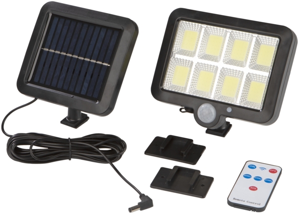 EASYmaxx Solar-Strahler mit Bewegungsmelder - schwarz