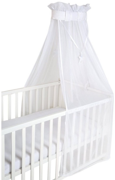 roba Babybett-Himmel Air 'safe asleep®' - Mesh-Himmel für Babybett - Weiß
