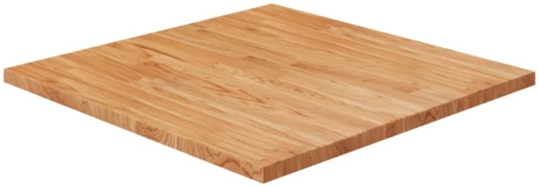 vidaXL Tischplatte Quadratisch Hellbraun 70x70x2,5cm Behandelte Eiche 343031