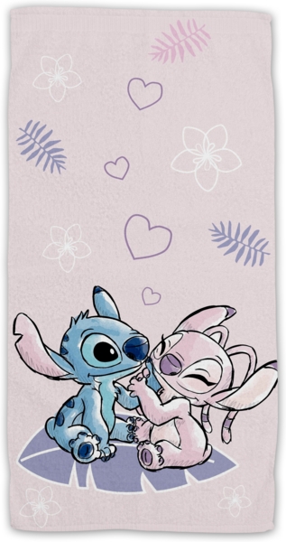 Lilo & Stitch Baumwolle Strandtuch Frottee Badetuch mit Premium Druck, 70x140 cm