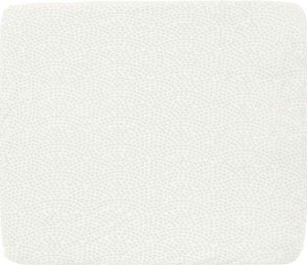 roba Spannbezug für Wickelauflagen 85 x 75 cm Seashells Oyster - Abnehmbarer Bezug aus Bio-Baumwolle für Wickelunterlagen - GOTS & Oeko-Tex 100 zertifiziert - Weiß