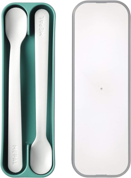 Mepal MIO Fütterlöffel deep turquoise 2er Set - A