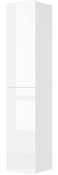 Vicco Hochschrank Badschrank Badezimmerschrank Izan Weiß Badmöbel 180x40 cm HGL