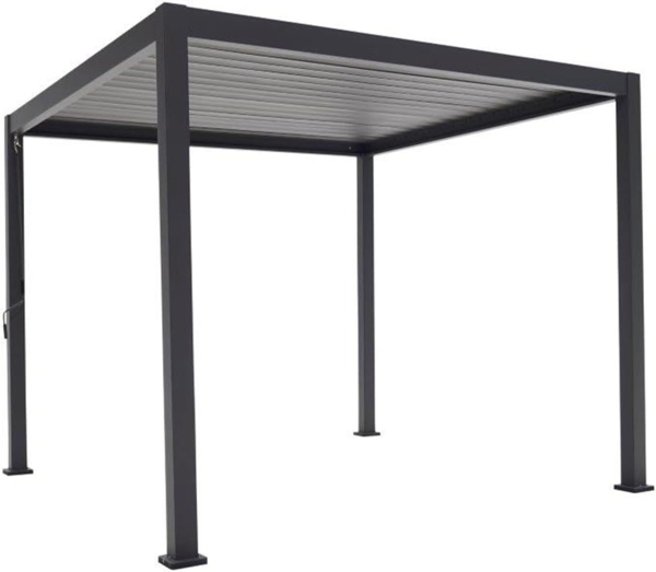 Green Spirit 'Mirador Classic' Pergola, Aluminium anthrazit, 3x3 m