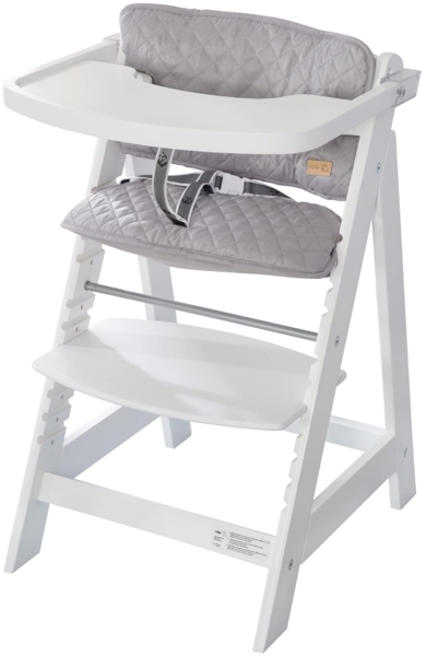 Roba 'Sit Up Fun' Treppenhochstuhl inklusive Sitzverkleinerer, roba Style grau
