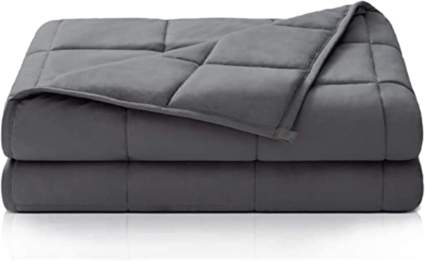 Dailydream Therapie Gewichtsdecke aus Baumwolle, 6Kg für Erwachsene,135x200cm, Grau