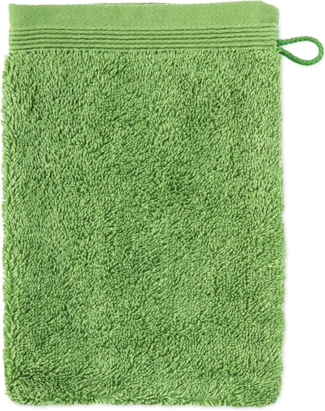 möve Superwuschel Waschhandschuh 20x15 cm aus 100% Baumwolle, peridot