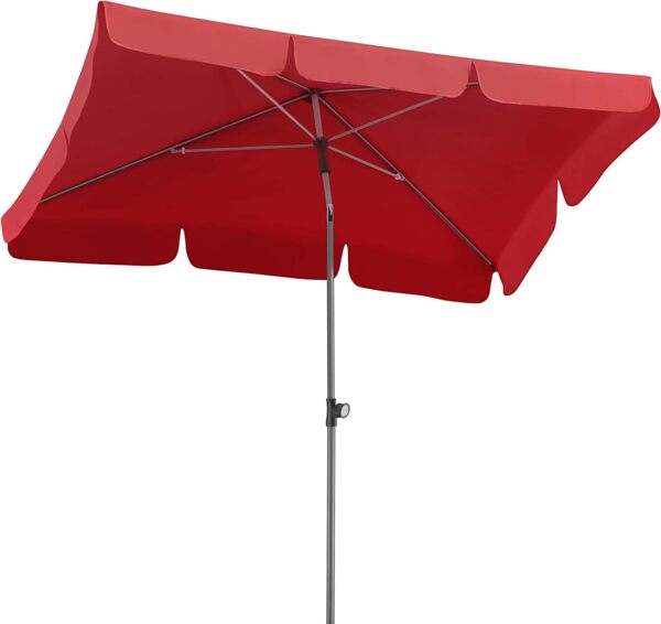Schneider Schirme 'Locarno' Sonnenschirm, Stahl / Polyester rot, 180 x 120 cm