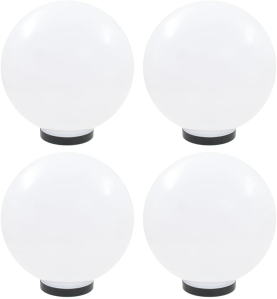 vidaXL LED-Gartenleuchten 4 Stk. Kugelförmig 30 cm PMMA 277143
