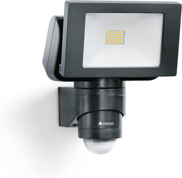 Steinel LED-Außenstrahler LS 150 S schwarz, 240°-Bewegungsmelder, max. 12m Reichweite, 14,7 W Fluter, 1375 lm