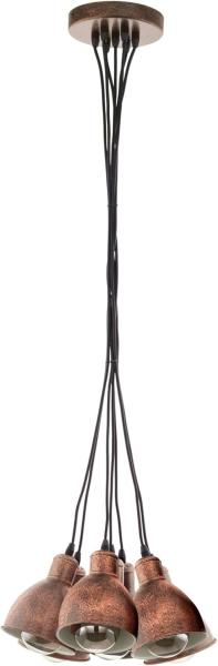 Eglo 'Priddy' Hängeleuchte, Metall, E27, 7x40W, Kupfer