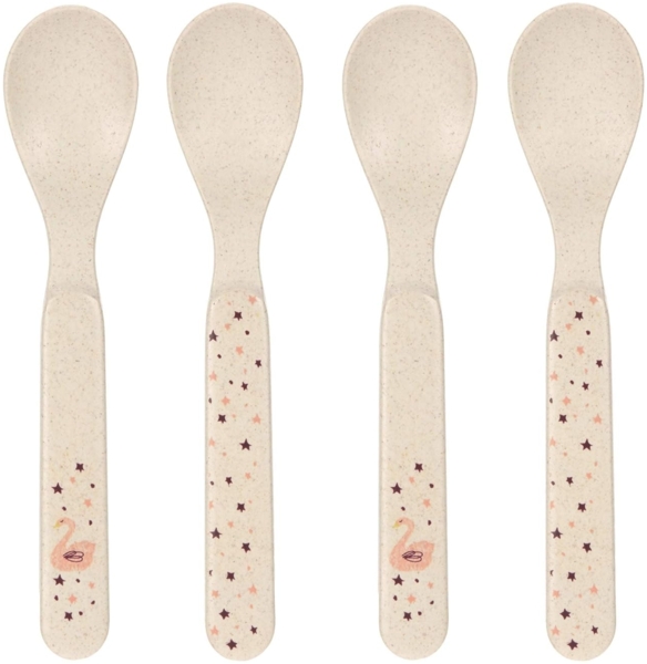 Lässig Kinderlöffel 4er Set Little Water Schwan - A