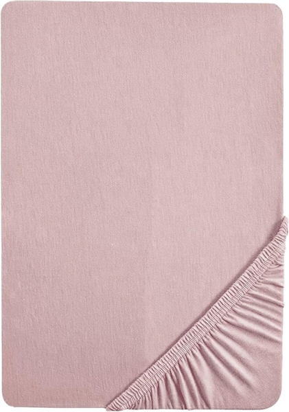 roba Spannbettlaken Lil Planet 40 x 90 bis 45 x 90 cm - Spannbetttuch für Babybetten & Wiegen - Rosa