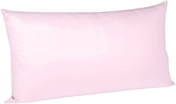Fleuresse Mako-Satin-Kissenbezug uni colours rose 4040 40x80 cm