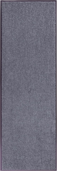 Waschbare Fußmatte Wash & Clean - grau - 60x180x0,7cm