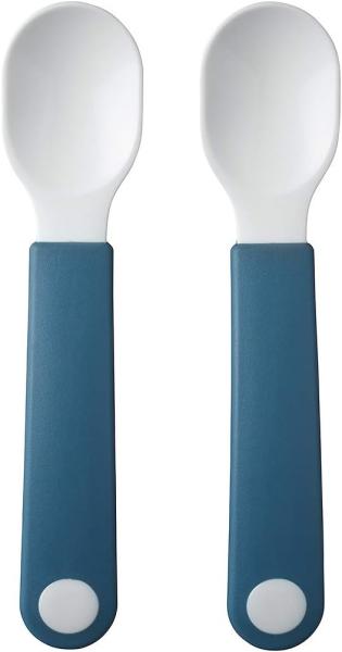 Mepal MIO Lernlöffel deep blue 2er Set - A