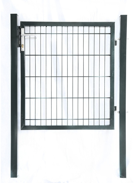 HOME DELUXE Gartentor für Doppelstabmattenzaun PORTARIUS - 160 cm Anthrazit
