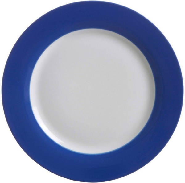 Ritzenhoff & Breker Doppio Desserteller, Servierteller, Servierplatte, Geschirr, Porzellan, Indigoblau, Ø 20 cm, 63844