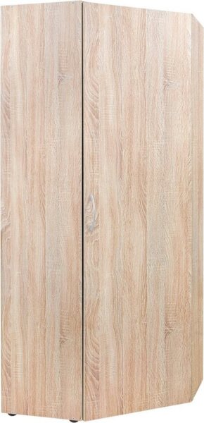Eckschrank Mallorca / Multiraumkonzept , Holzwerkstoff , Holzfarben , 80 x 185 x 80 cm